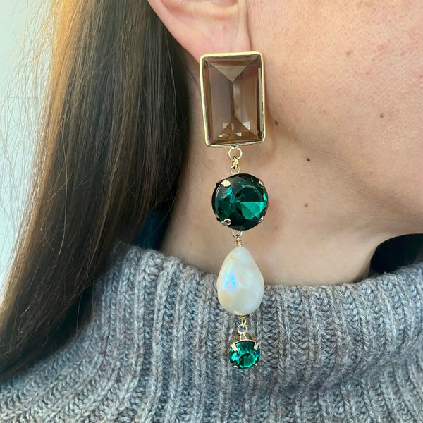 AGNES OHRRINGE Emerald