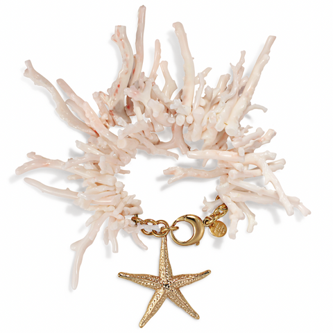 ISIS Armband Koralle Weiss
